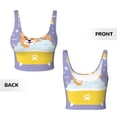 thumbnail image 5 of Naloa Corgi Washing in Bathtub Sports Bras for Women, High Support Bra with Removable Pads, Comfortable - Small, 5 of 9