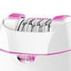 thumbnail image 5 of Recortadora de cabello para mujer, inalámbrica, con 2 velocidades, recargable por USB, eléctrica, suave, para bikini, color rosa y rojo, 5 of 15