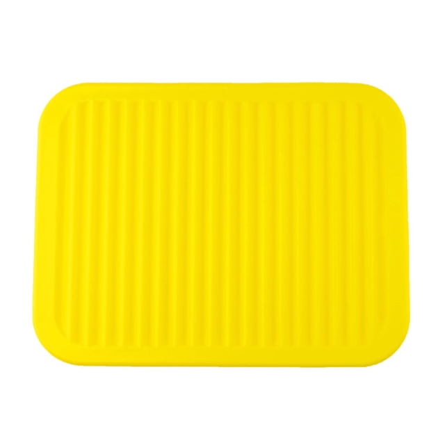 CAROOTU Silicone Isolation Mat Pot Repas Plaque Mat Antidérapant Haute Température Résistant Table de Cuisine Épaissie Set de Table