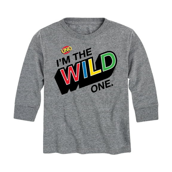 UNO - I'm The Wild One - Toddler And Youth Long Sleeve Graphic T-Shirt