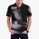 thumbnail image 1 of Fotbe Black Cobra Snake Camiseta Polo de Golf para Hombre con Estampado – Camisa Deportiva Transpirable con Cuello Abotonado-Small, 1 of 6