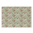 thumbnail image 1 of Rose Cutting Board, Rustic Pattern with Floral Stems Old Fashion Design Classical Feminine, Decorative Tempered Glass Cutting and Serving Board, Small Size, Pale Yellow Dark Coral, by Ambesonne, 1 of 1