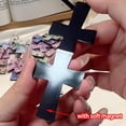 thumbnail image 4 of 16Pcs Magnetic Cross Bookmarks Gifts for Bible Study, Readers, Teachers, Students - Cute Magnet Cross Bookmark with Inspiration Sayings for Women School Reading, 4 of 8