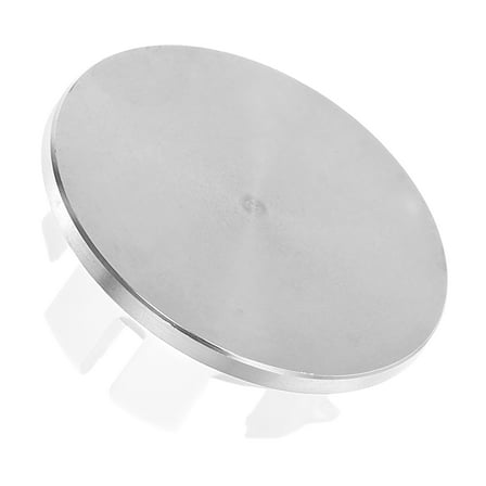 Zehuanyu  Sink Hole Cap Cover Stainless Steel Bath Overflow Blanking Silver
