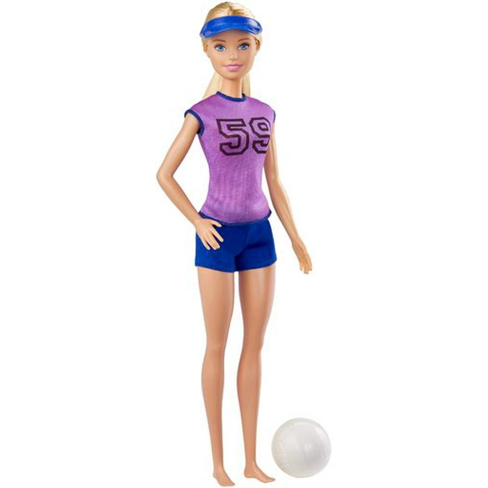 Barbie Beach Volleyball Player Doll Blonde - Walmart.com - Walmart.com
