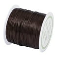 thumbnail image 6 of EOEMY 1 Roll Copper Beading Wire 0.3mm 0.5mm 0.6mm Craft Jewelry Necklace Wire String-Saddle Brown-0.5mm-23M/Roll, 6 of 9