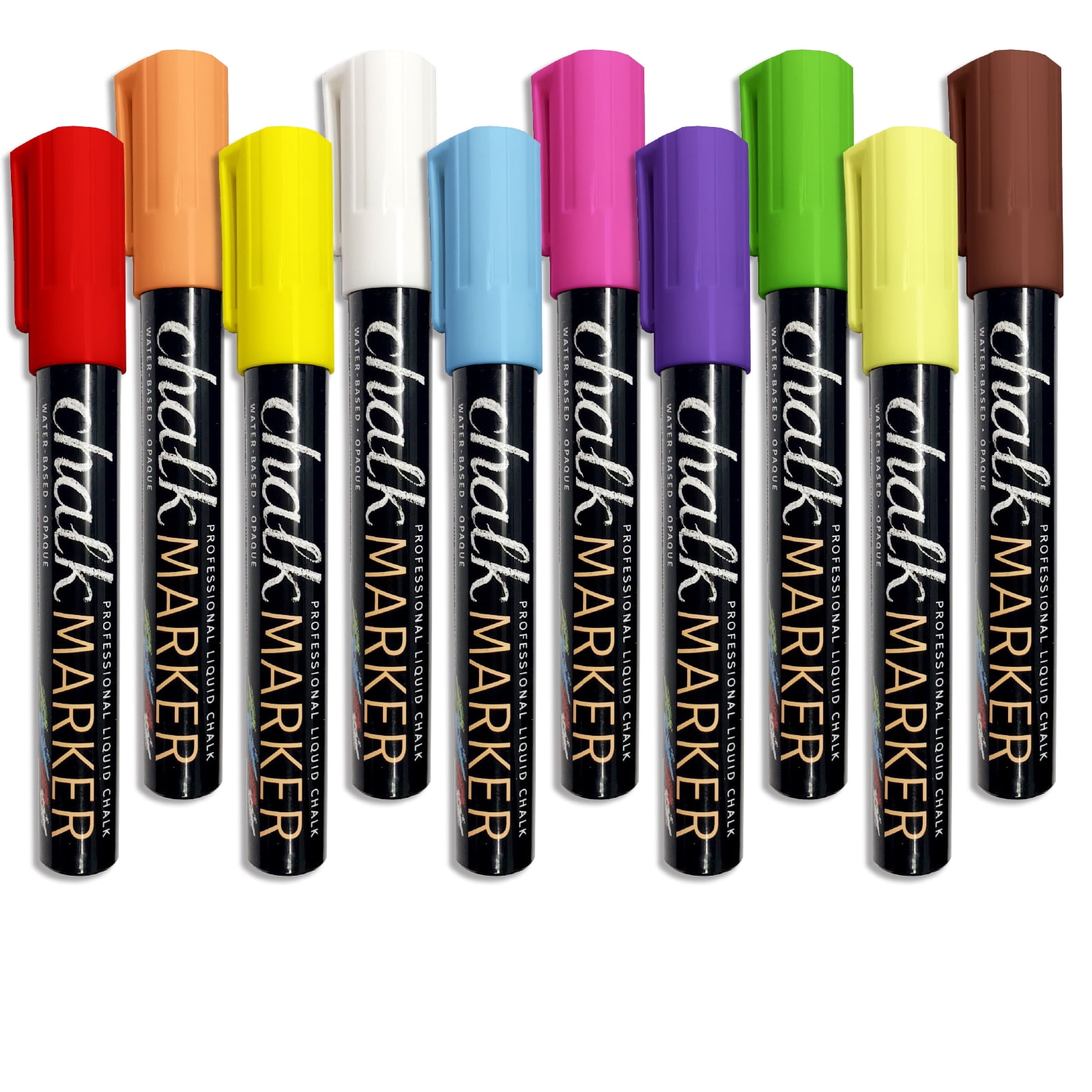 Excello Global Products Liquid Chalk Markers, 10 Pieces XLCBM
