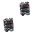 thumbnail image 4 of Guardoinrt Car Auto Audio Radio In Line Fuse Breaker Circuit For DC 12V Black 60A 2Set, 4 of 6