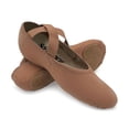 thumbnail image 1 of Zapatos de ballet So Danca para adulto, ancho, talla 6, color mocha, 1 of 6