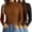 Black/Brown/Light Brown, variant on Mock Neck Tops for Women Turtleneck 3 Pack Thermal Long Sleeve Women Womens Undershirts Casual Turtle Neck Undershirt