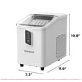 thumbnail image 6 of Frigidaire Countertop Ice Maker, 26 lbs Daily, Bullet Shaped Ice, White, 6 of 11