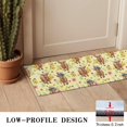 thumbnail image 3 of Yellow Highland Cow Flower Hat Pattern Door Rugs,Washable Non Slip Door Mats Indoor,Decorative Door Mats,Entry Mat Indoor for Entrance,Bedroom,Kitchen,Bathroom,16"x47", 3 of 6