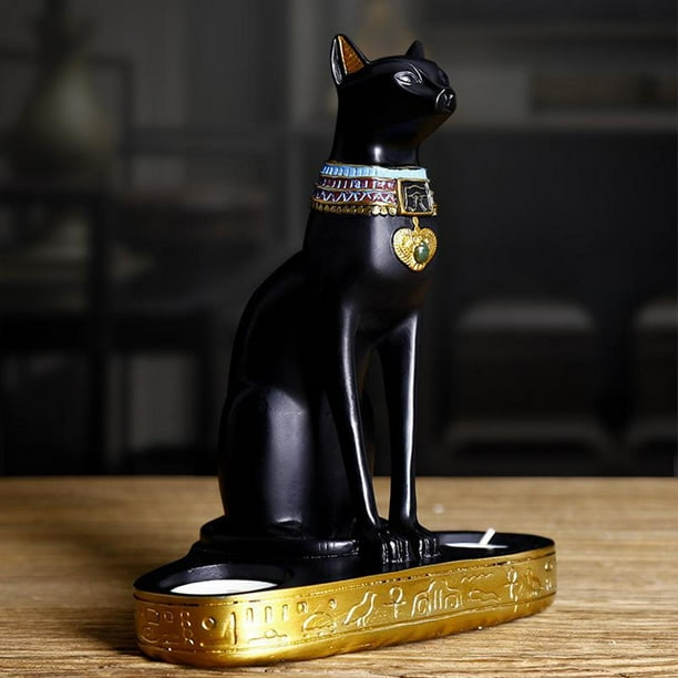 Figuras Animales LUOZZY Estatua De Gato Egipcio, Estatua De Gato