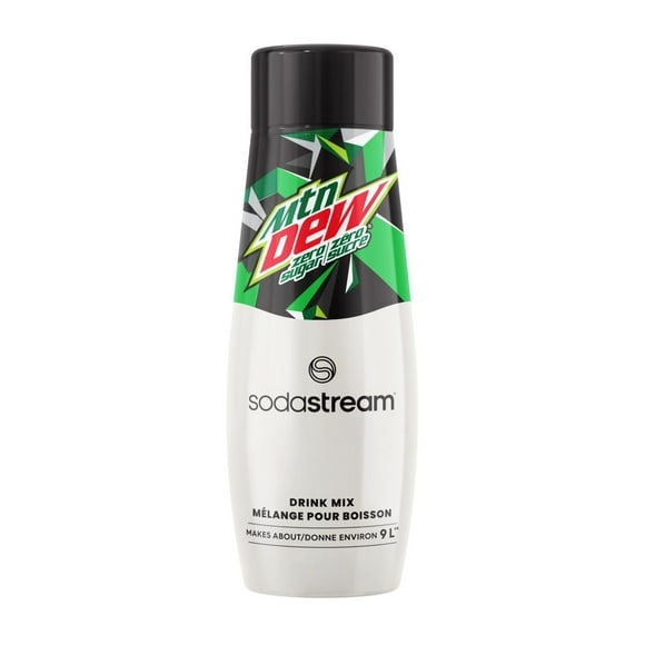 SodaStream® MTN DEW® Zero Sugar Drink Mix, One SodaStream®. Endless Possibilities.