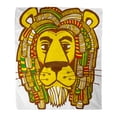 thumbnail image 1 of JSDART Throw Blanket 58x80 Inches Colorful Reggae Rastafarian Lion Green Beads Rastafari Warm Flannel Soft Blanket for Couch Sofa Bed, 1 of 1