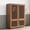 34.84 inch, variant on NessCarsti Modern Storage Cabinet, 4 Doors, Shelves, Walnut Brown, 34.84"