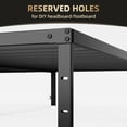 thumbnail image 4 of EDX 12 Inch Metal Platform Bed Frame with Steel Slats, No Box Spring Needed, Noise Free, Easy Assembly, Twin-XL, 4 of 8