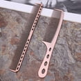 thumbnail image 3 of 2pcs Metal Steel Hair Comb Pro Salon Hair Cutting Combs Brush (Silver), 3 of 7