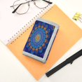 thumbnail image 6 of Cloth Wallet with Lanyard & Multiple Compartments Fashion Purse Zipper Clutch Bag for Cash Cards Coins Blue Kaleidoscopic Pattern, 6 of 6
