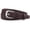 Coffee, variant on Women's Thin Leather Belt, Fashion Casual Waist Belt for Jeans Pants & Dresses, Silver Buckle