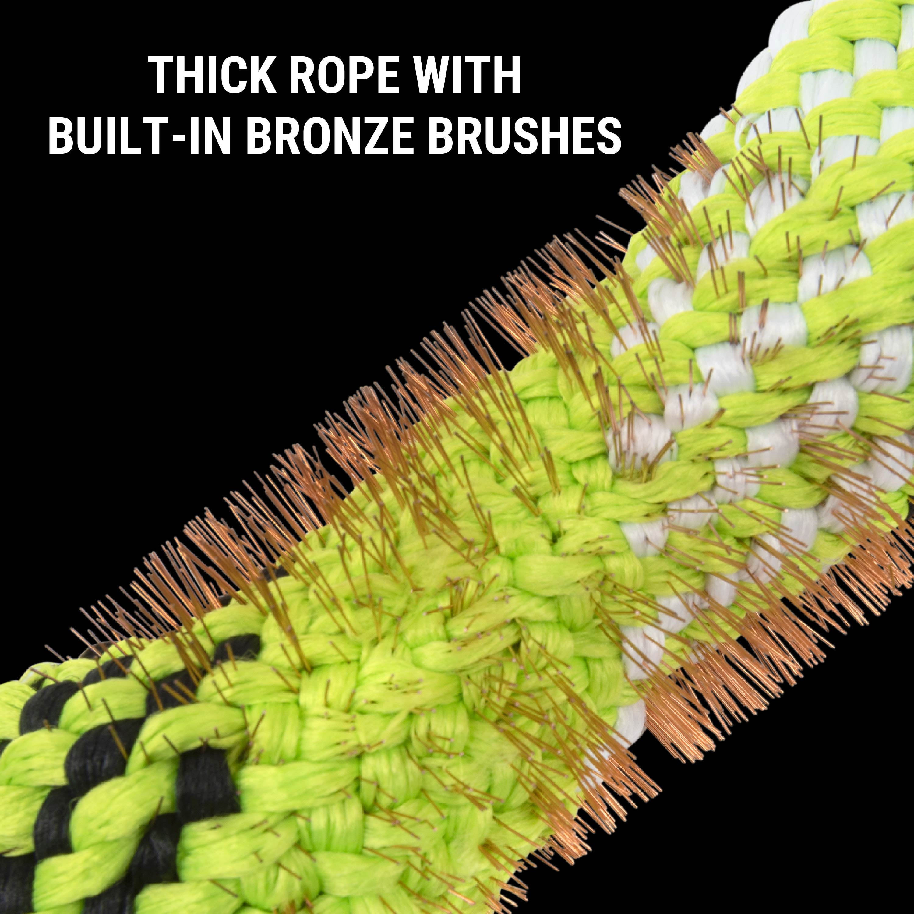 Breakthrough Clean Technologies® Battle Rope Barrel Cleaning Rope, 40mm, Multi-Color