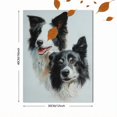 thumbnail image 3 of Border Collie Canvas Print Decorative Painting, Wall Art for Living Room Bedroom Office Cafe Hallway, Pet Lover Gift, 3 of 8