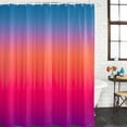 thumbnail image 3 of Blue Purple Orange Waterproof Fabric Shower Curtain,Modern Ombre Abstract Art Waterproof Fabric Shower Curtain for Bathroom Curtains Bathtubs Hotel Shower Curtains with 12 Hooks Stall 48x72in, 3 of 8