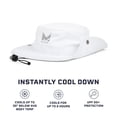 thumbnail image 5 of MISSION Cooling UPF Bucket Hat - Unisex Sun Hat for Hiking, Golfing & Fishing - Sweat & Water Activated Technology - White, 5 of 6