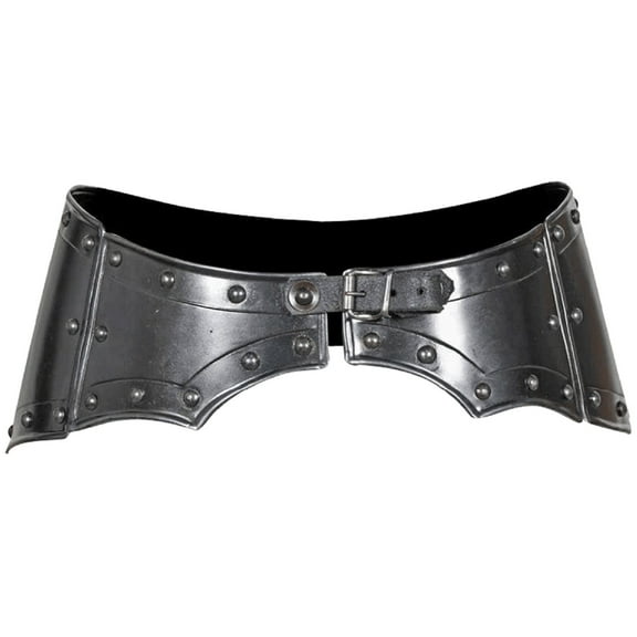 Medieval Blackened Steel Mina Belt Viking Shield Tasset Larp Sca Reenactment