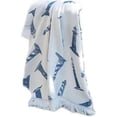 thumbnail image 1 of Manual Woodworkers & Weavers ATRLHN 48 x 60 in. Lighthouse Navy Rayon Throw Blanket, 1 of 1