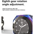 thumbnail image 2 of Montaje del manillar de la motocicleta Reloj noctilucente de estilo fresco Esfera Reloj de cuarzo Reloj de aleación luminosa para motocicleta Reloj con indicador de tiempo Decoración impermeable para JAMW Sencillez, 2 of 5