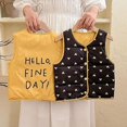 thumbnail image 3 of Ropa de otoño para bebés, chaqueta sin mangas para niños, chalecos de invierno para niños pequeños, chaleco de plumón de pato con un solo pecho, abrigo, prendas de vestir para niños, 3 of 5