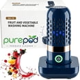 thumbnail image 2 of PUREPOD Produce Cleaner,Portable Fruit and Vegetable Washing Machine, Wireless Rechargeable Food Washer for Fruits, Veggies, Meat, Rice & Utensils, Waterproof, Automatic Cleaning for Kitchen, 2 of 8