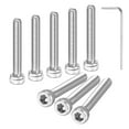 thumbnail image 1 of Uxcell 40-Pack M2.5 x 16mm Hex Socket Head Cap Screws Bolts, 304 Stainless Steel Machine Bolt Full Thread Precision Fasteners, 1 of 7