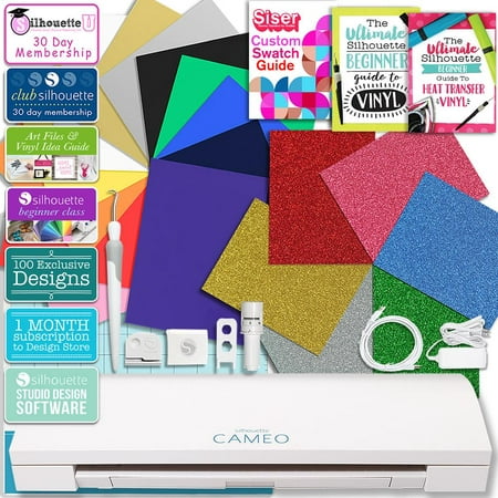 Silhouette Cameo 3 Bluetooth Deluxe Siser Easyweed Heat Transfer