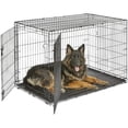 thumbnail image 1 of 48 inch Double Door Folding Dog Cage, 1 of 7