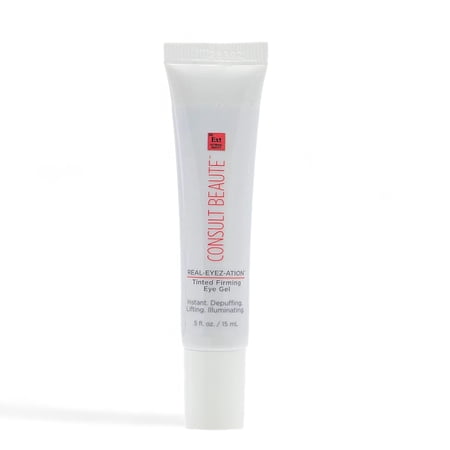 Consult Beaute REAL-EYEZ-ATION Tinted Instant Firming Eye Gel, 0.5 Fl. Oz.
