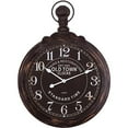 thumbnail image 2 of YOSEMITE HOME DECOR CLKB2A146 Mdf Wall Clock with Iron Ring and Glass Lens, 2 of 4
