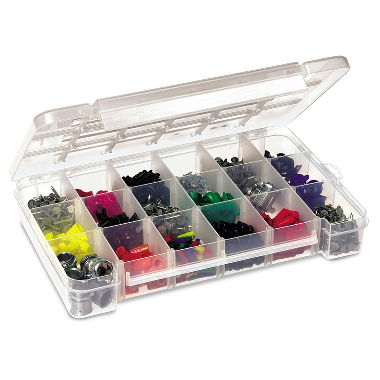 Akro-Mils, Large Plastic Storage Case, 05905, Clear - Walmart.com
