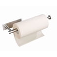thumbnail image 6 of Self-Adhesive Paper Towel Holder Roll Rack Under Cabinet Steel Wall Mount Metal, 6 of 6