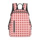 thumbnail image 1 of Fotbe Checkered Christmas With Snowflakes Mochila Ligera para Hombres y Mujeres - Duradera y Resistente al Agua, Ideal para Escuela, Trabajo, Viajes y Uso Diario, 1 of 7