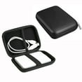 thumbnail image 1 of Estuche de transporte y organizador para discos duros externos de 2,5", funda protectora portátil para discos duros USB HDD, estuche de viaje EVA a prueba de golpes para Western Digital, WD, 1 of 8