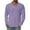 Purple_N022#5828, variant on Homozy Fall White Polo Shirts for Men Long Sleeve Collared Solid Color Tshirts Trendy Basic Lightweight Raglan Tee Purple 2XL