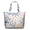 White-447, variant on Hippie Retro Style Weekender Bag for Women, Spacious Travel Tote with Zipper Closure & Durable Handles, Boho Chic Carry-On for College Students & Moms