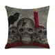 thumbnail image 2 of Advancent Funda de almohada decorativa, decoración de Halloween, funda de almohada acogedora con patrón de calabaza, funda de cojín cuadrada para sofá, Decoración del hogar uno SXYM42 Advancent HA060851-01B, 2 of 6