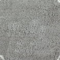 thumbnail image 3 of Home Weavers Allure Collection Bathroom Rug 100% Cotton Tufted Round Shape Bathroom Rug, Soft & Absorbent Bath Rugs, Non-Slip Bath Rug, Machine Wash Dry Bath Mats - 30" Round, Gray, 3 of 7