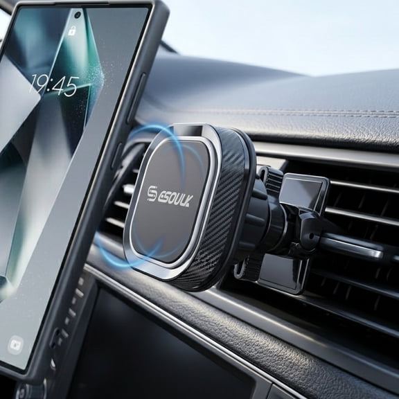 Esoulk Magnetic Phone Mount for Car, Strong MagSafe Holder for iPhone & Android