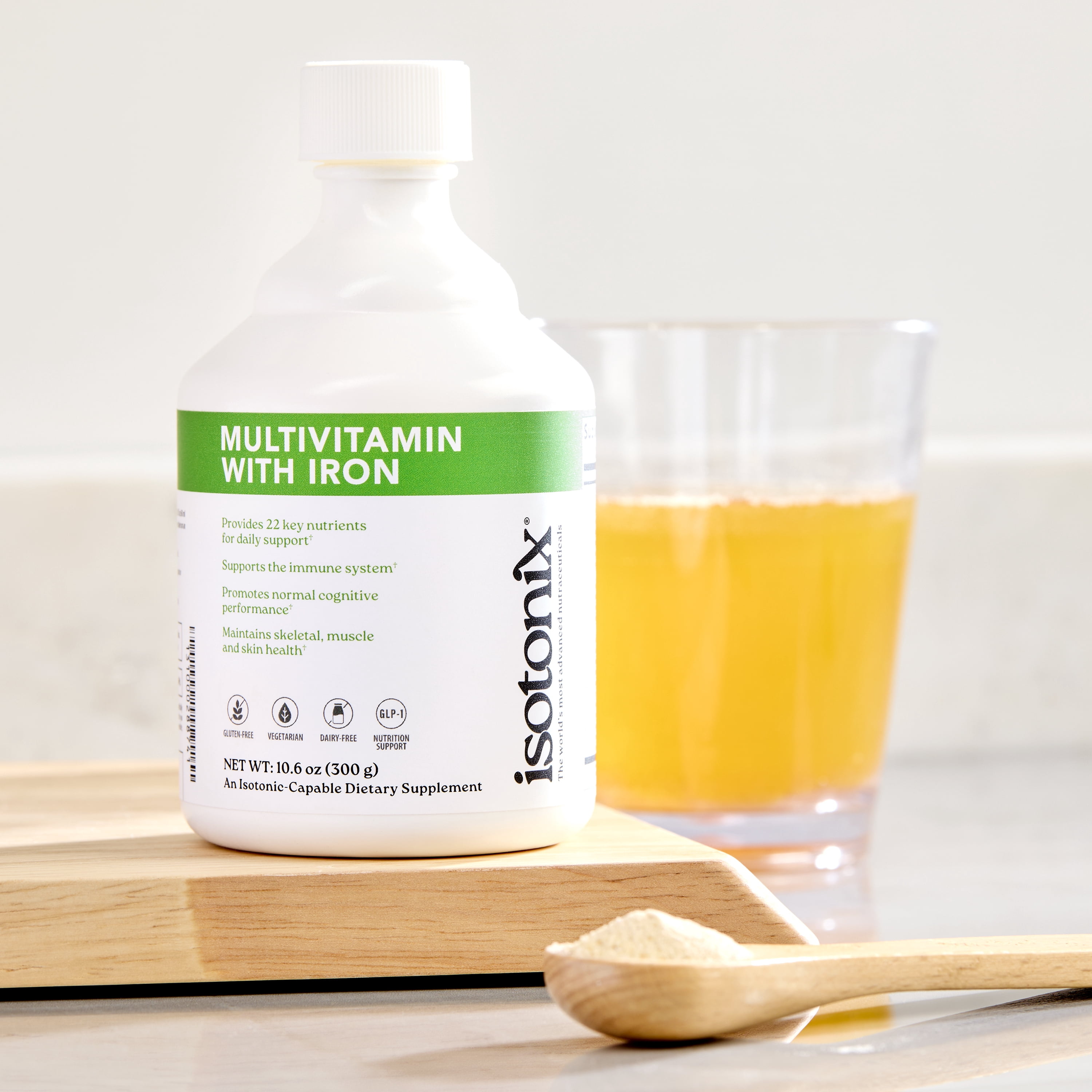 Isotonix Multivitamin with Iron, Immune & Cognitive Support, 90 Servings