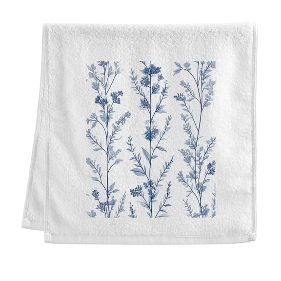 Delicate Wild Florals Pure Cotton Towels Bath Towel Quick Drying for Bathroom Beach Sports 16" x 30"