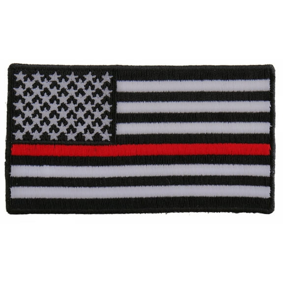 Subdued US Flag With Red Stripe Patch